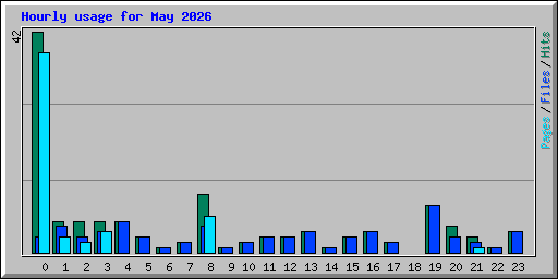 Hourly usage for May 2026